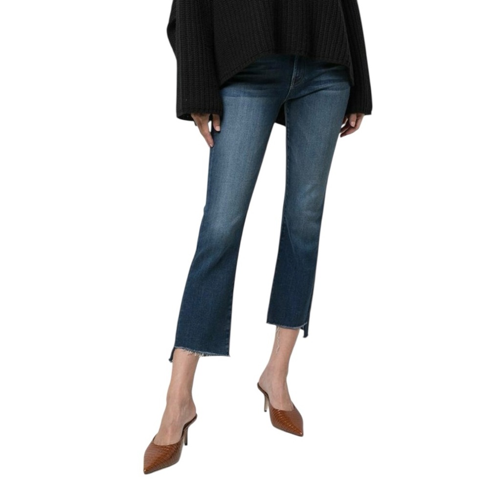 Mother The Insider Crop Step Fray